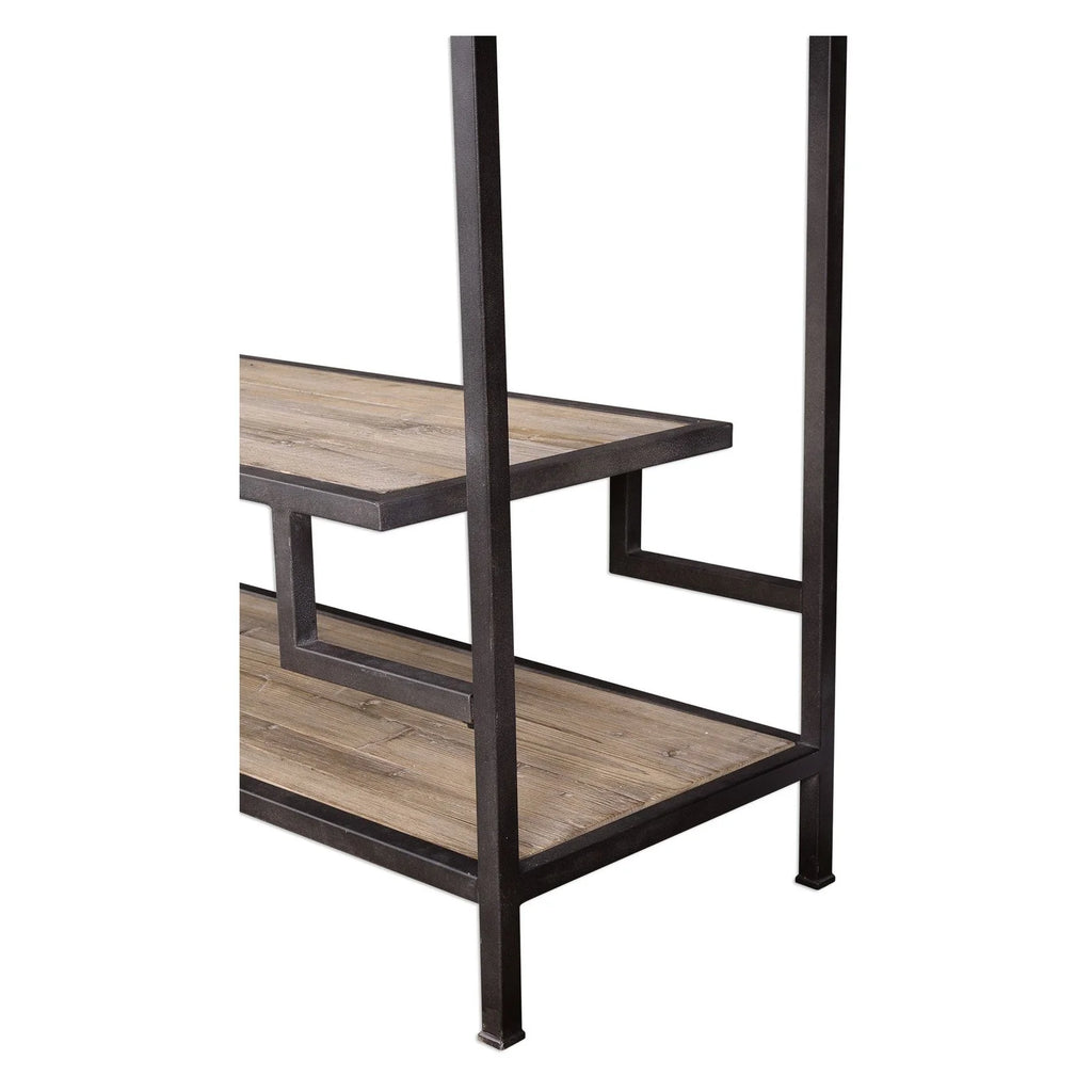 58" Reclaimed Pine Etagere Shelving T70409