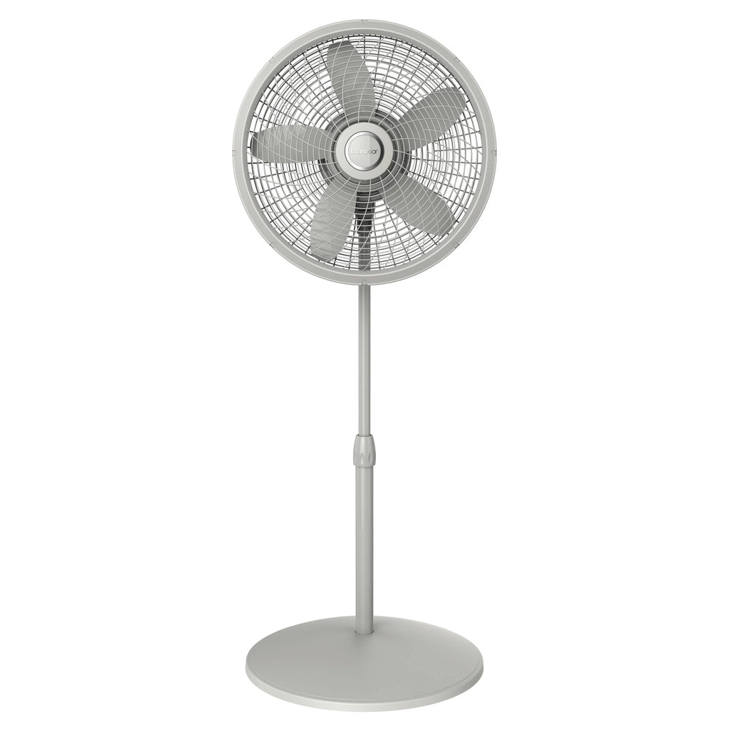 Adjustable Pedestal Fan, 3 Speeds, Gray X847499