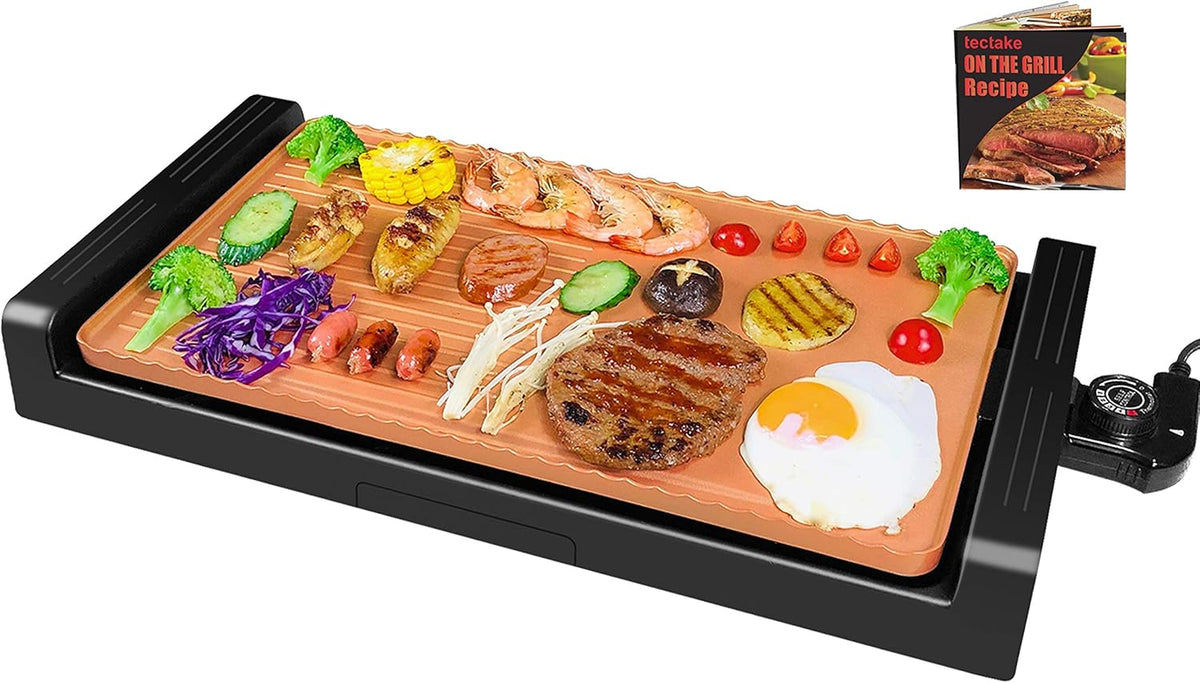 2-in-1 Nonstick Electric Indoor Grill & Griddle with Removable Cooking Plate K791729