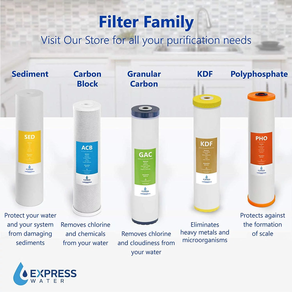 Sediment Replacement Filter 5 Micron 4.5" x 20" Water Filter E5087
