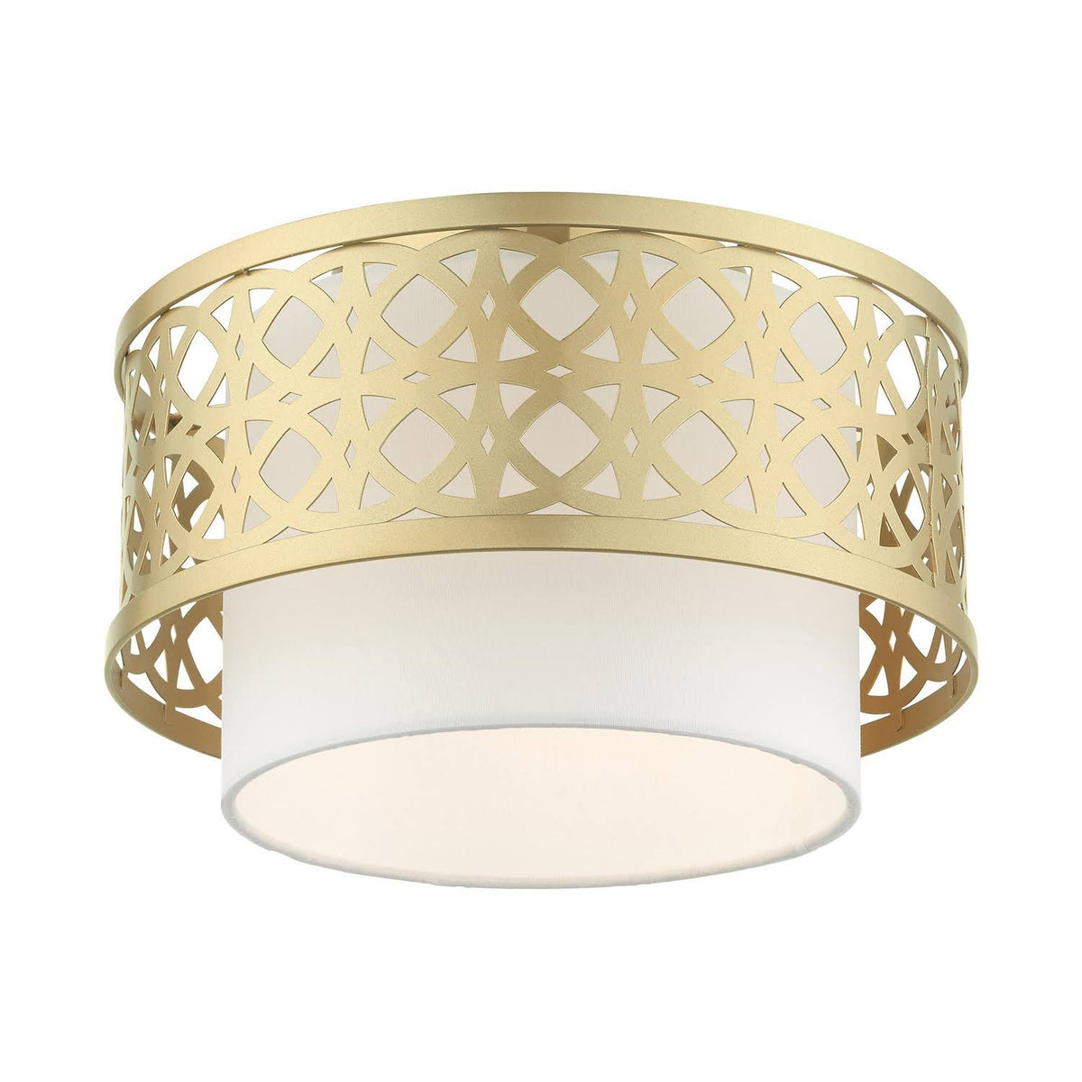 1 Light Semi-Flush Mount Soft Gold Z800