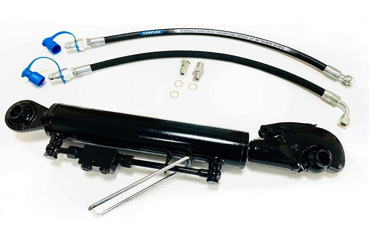 Hydraulic Top Link Cat. 2 Catch Hook 22 7/16 - 32 1/4 Locking Block Stroke 9 7/8 S289