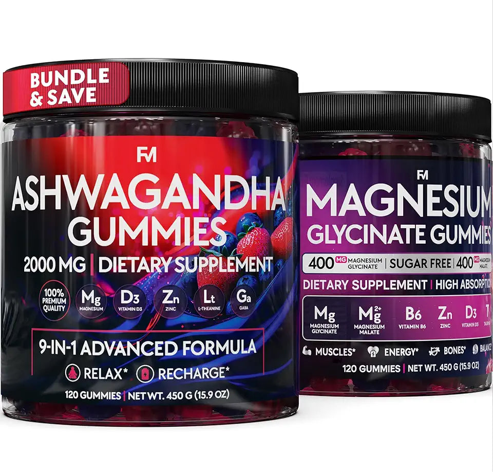 Ashwagandha and Magnesium Glycinate Gummies X18114
