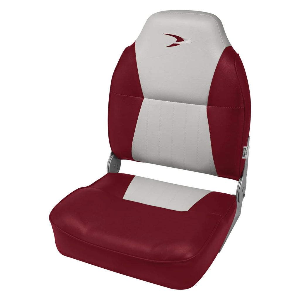 Grey Navy High-Back Boat Seat G89342
