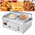 Multi-function Deep Fryer Stainless Steel with Portable Griddle C4312
