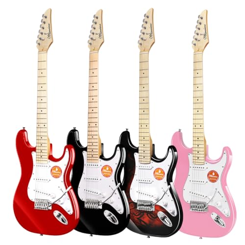 Lightning Blue 39 Inch Solid Body Electric Guitar Set R51672