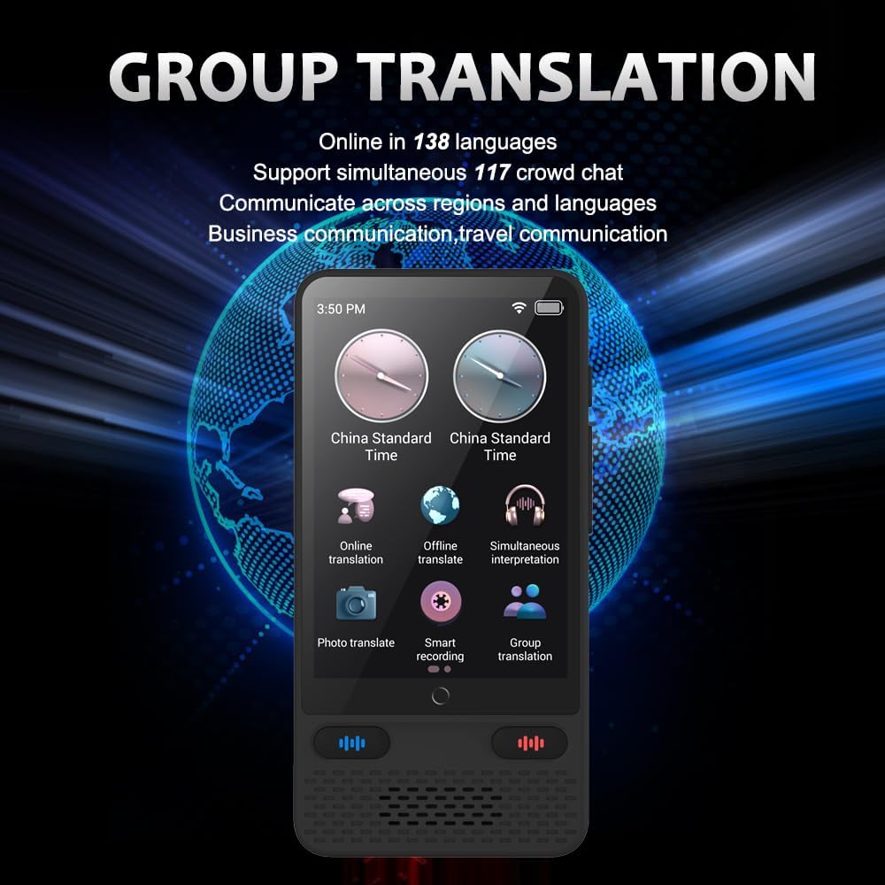 138 Language Two-Way Instant Translator Device U4494