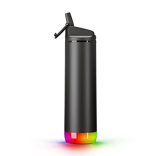 Insulated Stainless Steel Smart Water Bottle with Straw Lid, 21 oz D64766