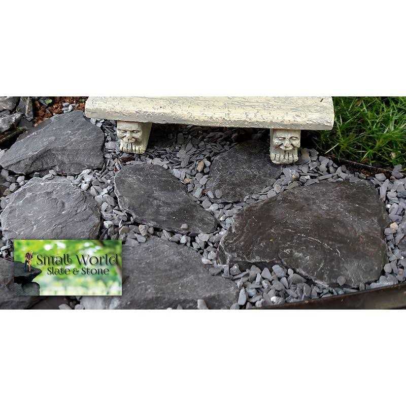 Natural Slate Stone 1 to 3 Inch Rocks Y93492