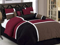 7-Piece Medallion Patchwork Comforter Set Queen E355
