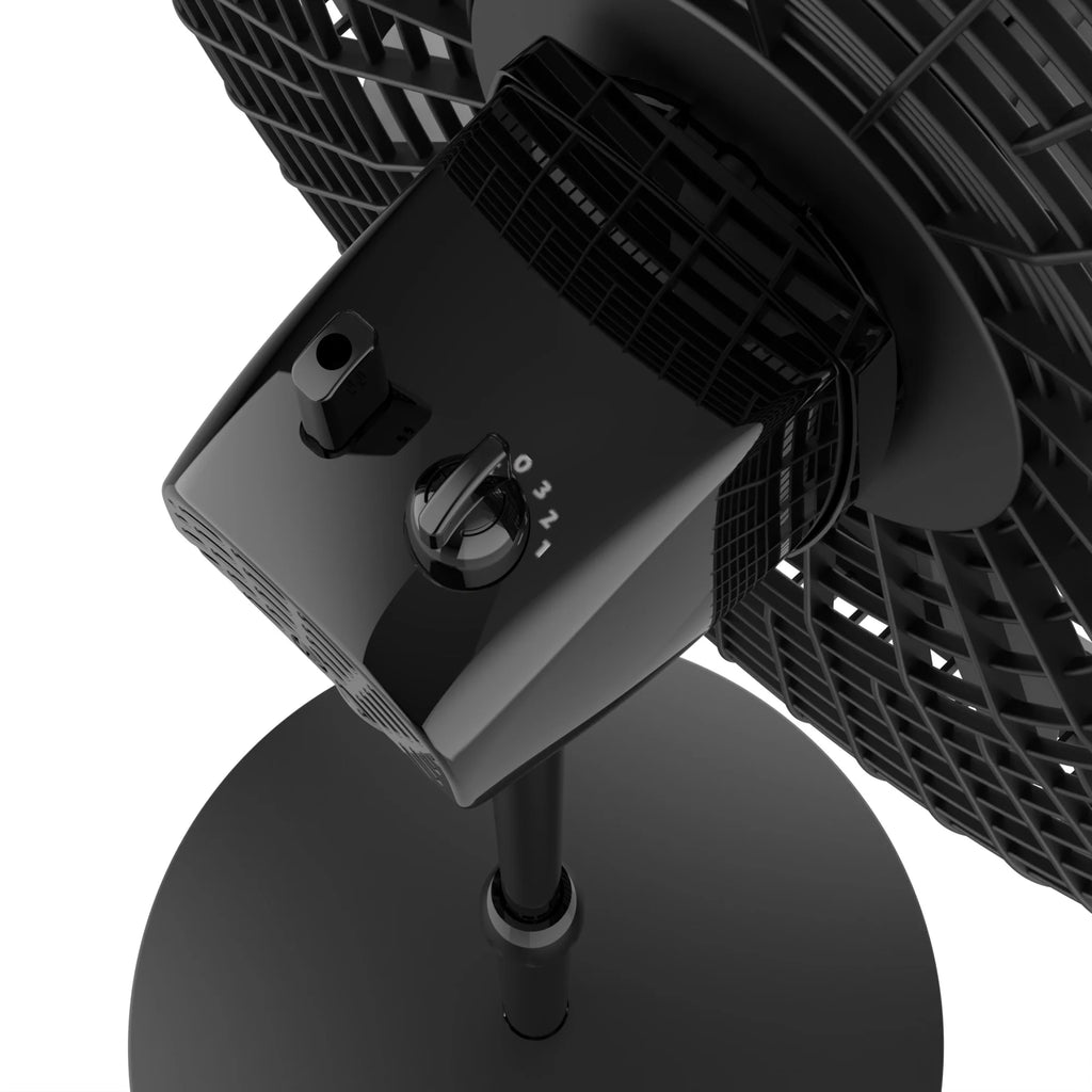Adjustable Pedestal Fan, 3 Speeds, Gray X847499