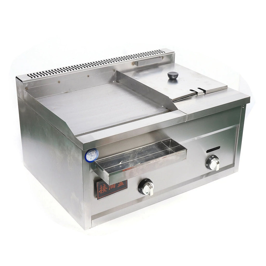 Multi-function Deep Fryer Stainless Steel with Portable Griddle C4312