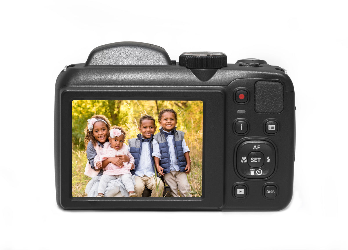 25x Optical Zoom Digital Camera, 16MP CMOS Sensor, 1080p Full HD Video, 3" LCD N920