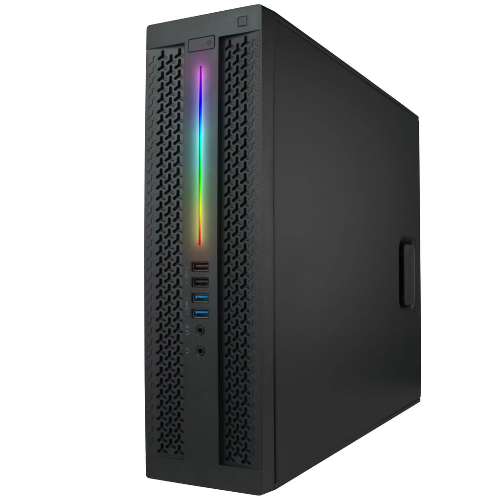 Refurbished Small Desktop Computer with 32GB RAM, 500GB SSD + 4TB HDD, Wi-Fi, Bluetooth, Win 10 Pro P16845