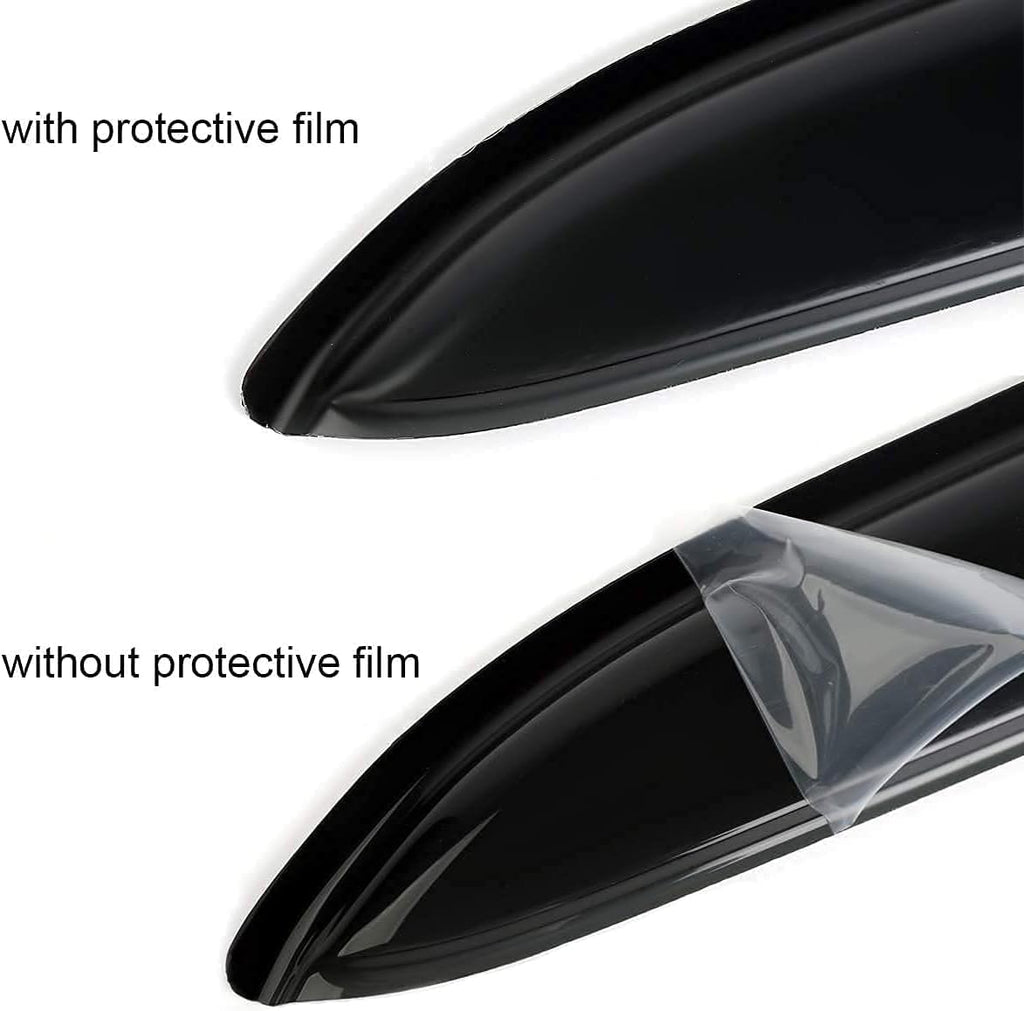 Tinted Side Window Vent Visor Rain Guards Compatible with Nissan Rogue 2021 2022, Pack of 2 S33103