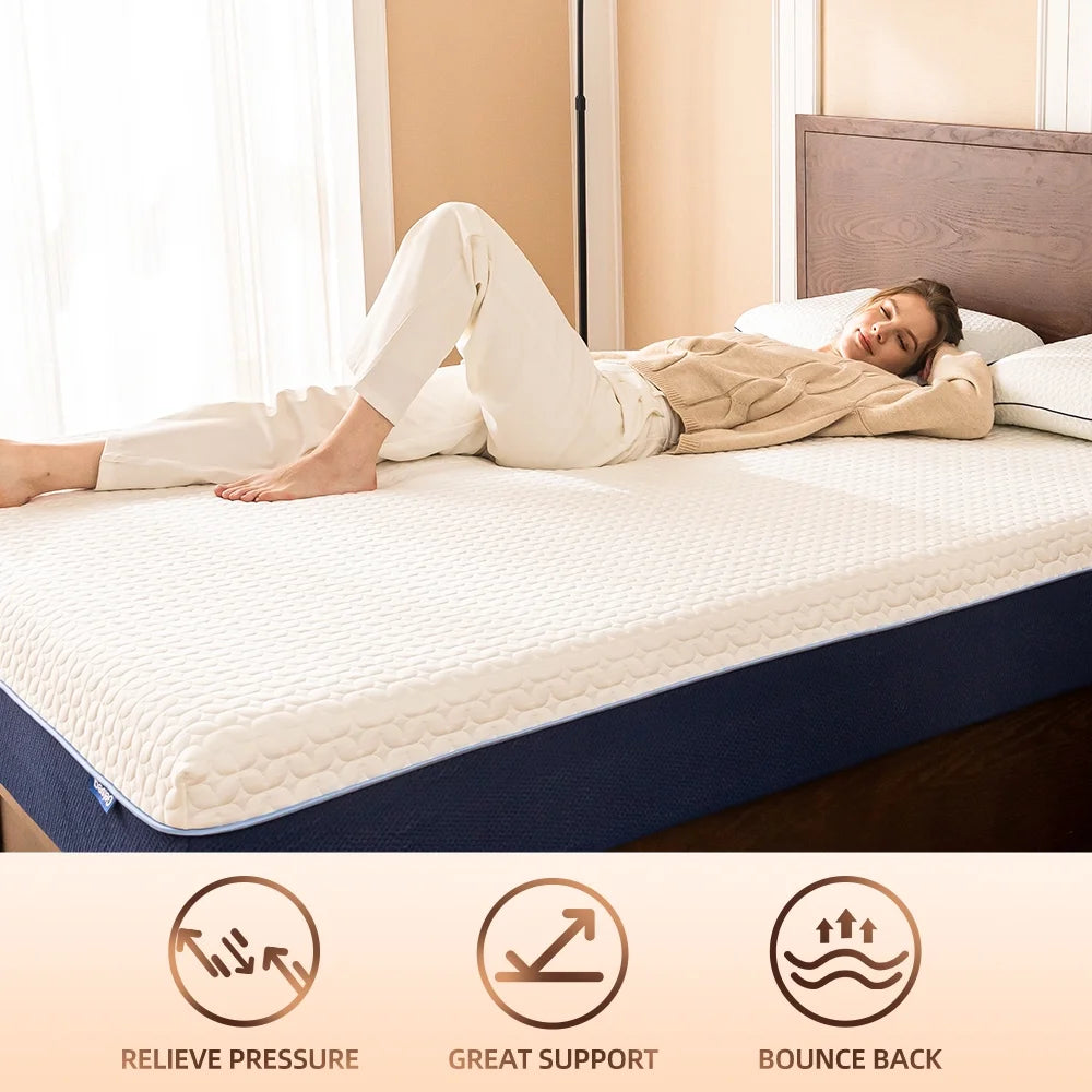 Cooling Gel Memory Foam Hybrid Mattress, 6 Inch Twin A752