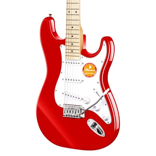 Lightning Blue 39 Inch Solid Body Electric Guitar Set R51672