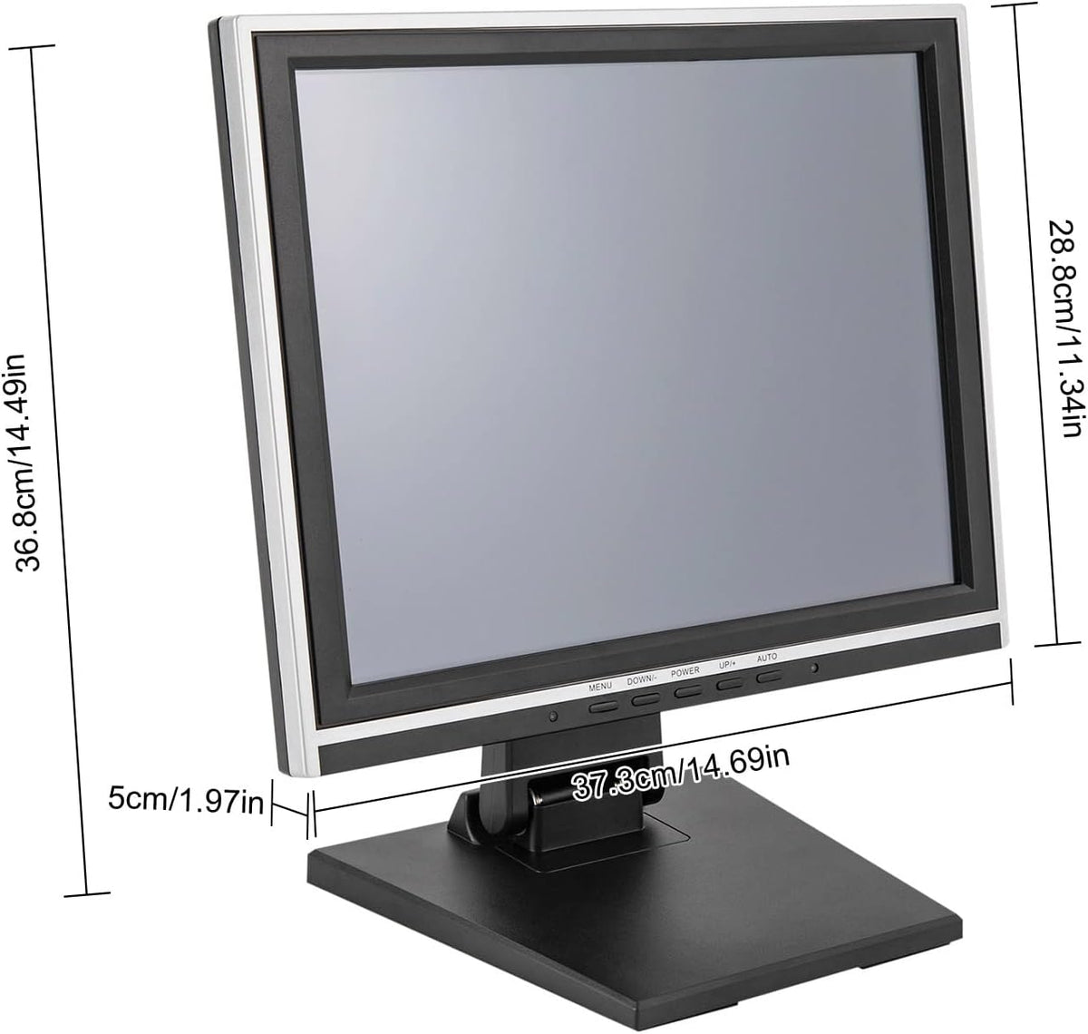 15" LCD Touch Screen Monitor with Adjustable Multi-Touch USB Interface Z315