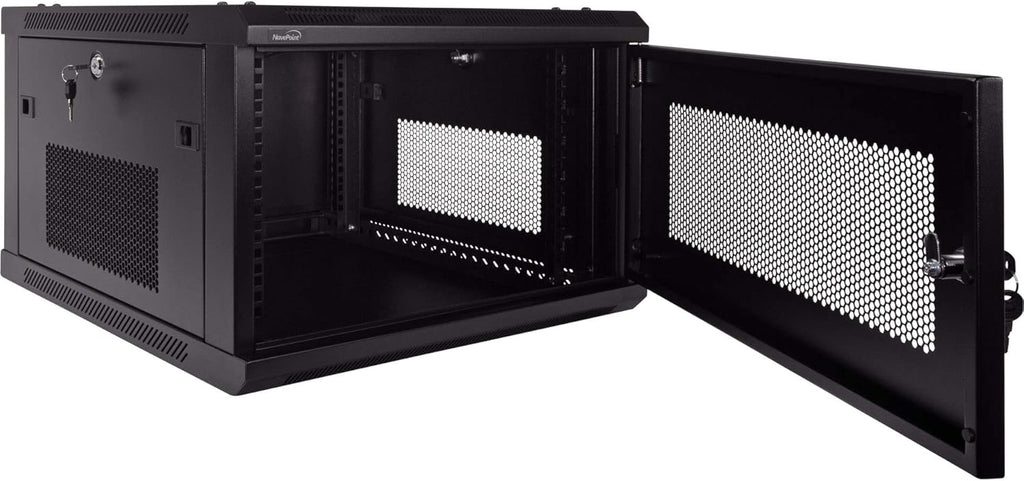 6U 19-Inch Server Network Rack Wallmount Cabinet Black Q201749