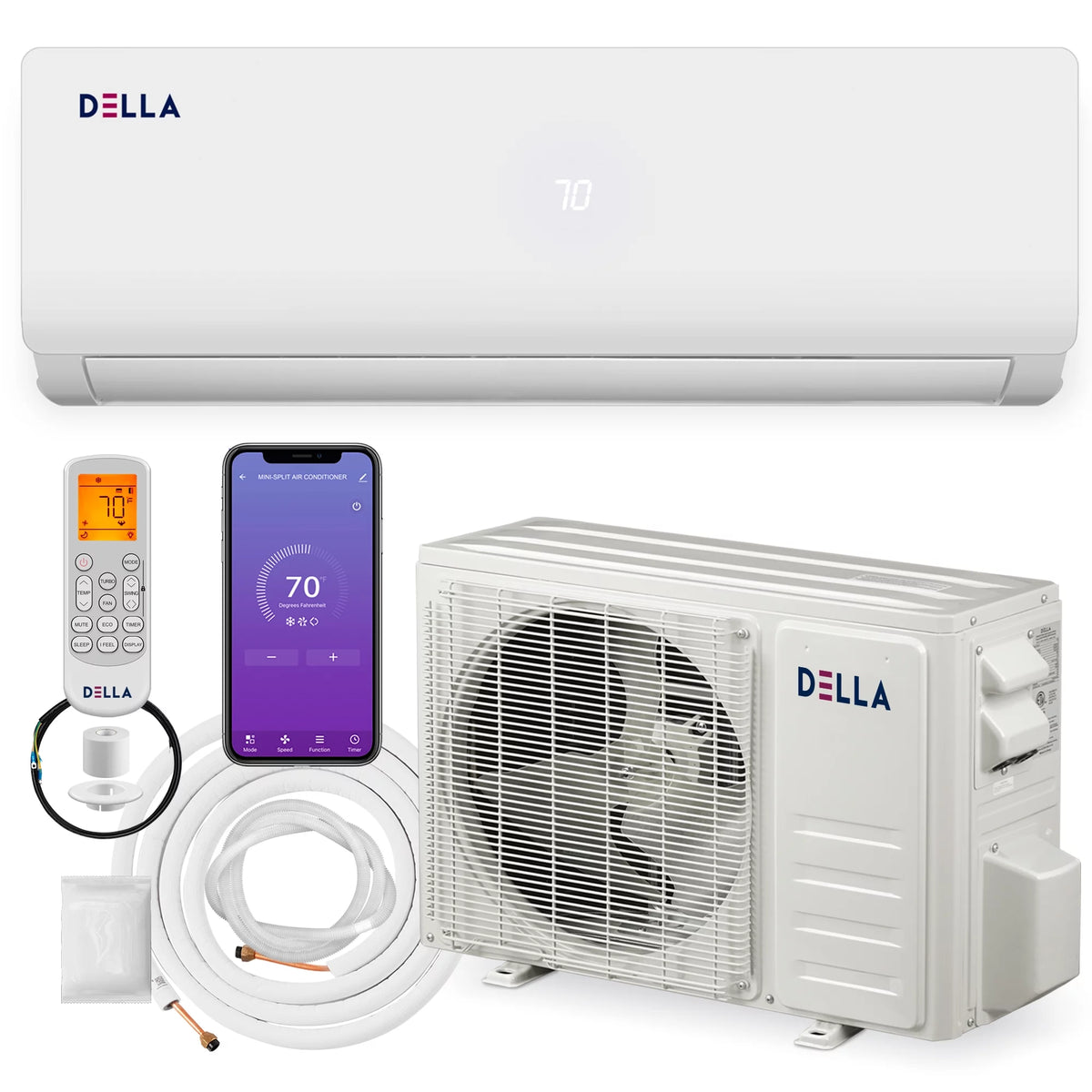 18000 BTU 19 SEER Mini Split Air Conditioner & Heater Z74537