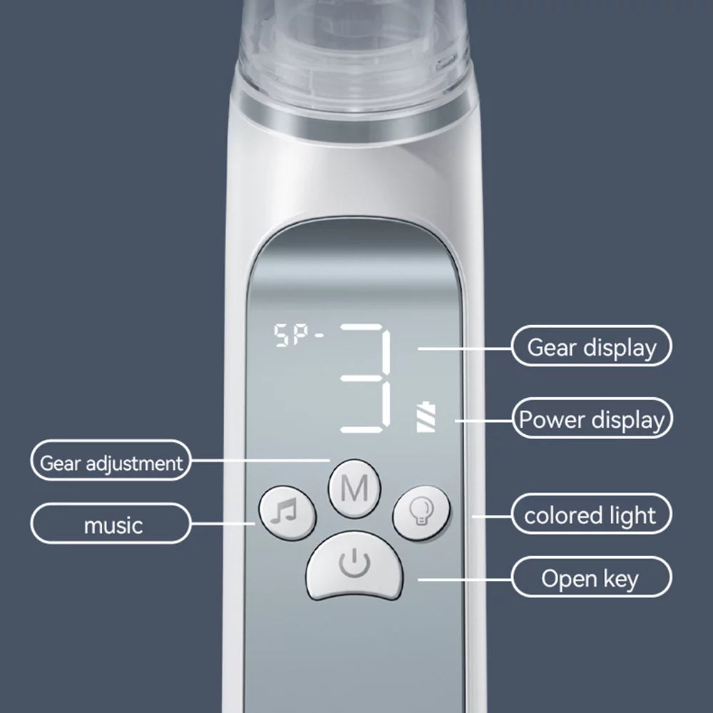 Portable Electric Baby Nasal Aspirator with Storage Case 3pcs L788625