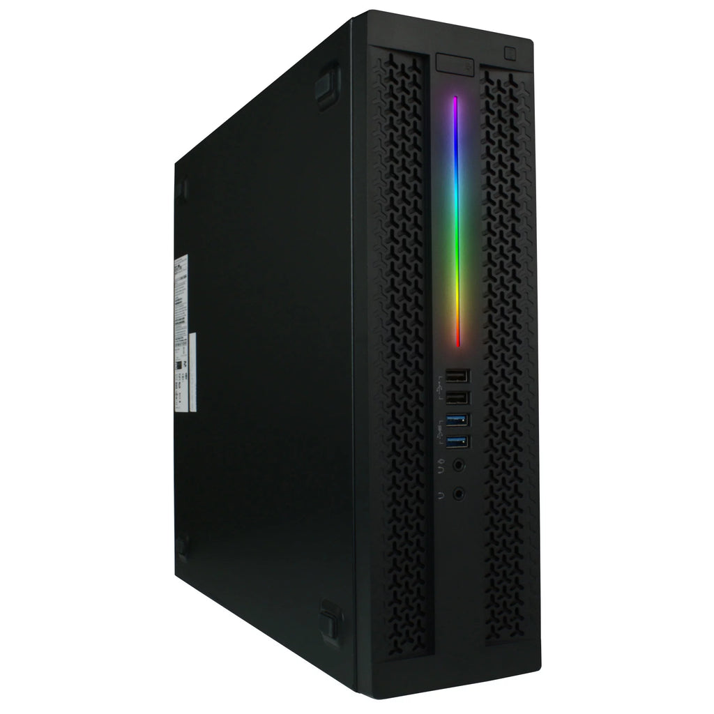 Refurbished Small Desktop Computer with 32GB RAM, 500GB SSD + 4TB HDD, Wi-Fi, Bluetooth, Win 10 Pro P16845
