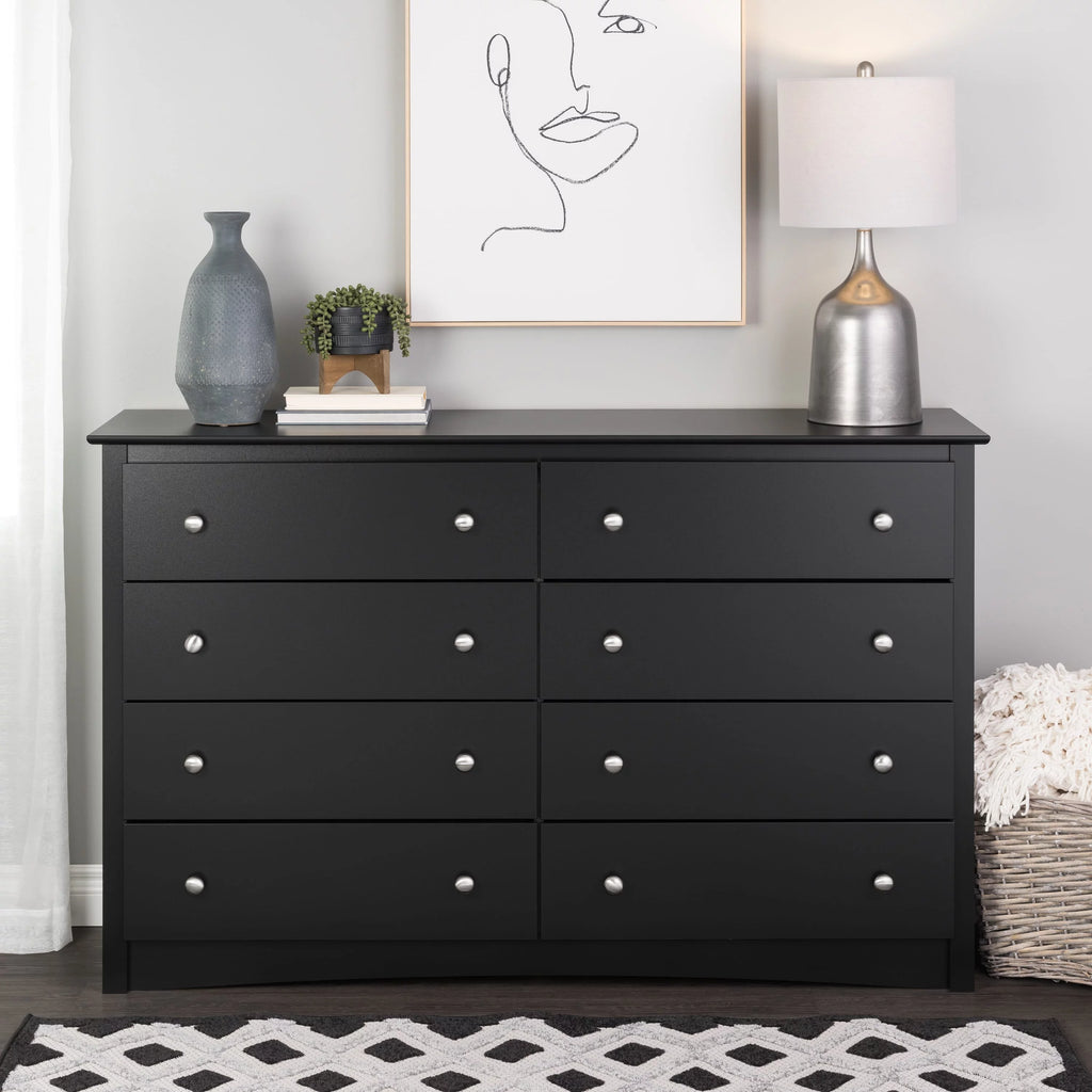 Black 8 Drawer Dresser M663577