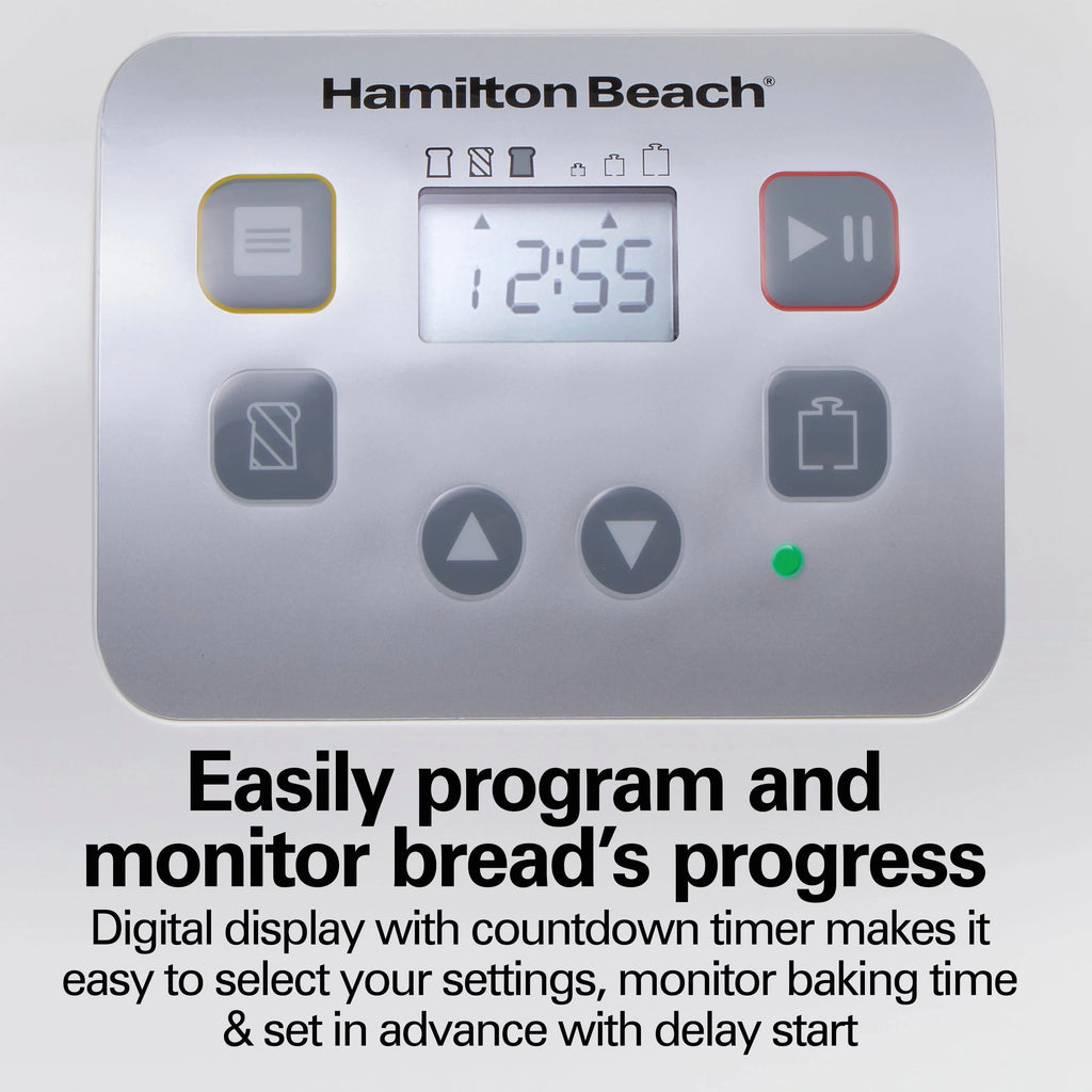 White 2 lb Digital Programmable Bread Maker U267430