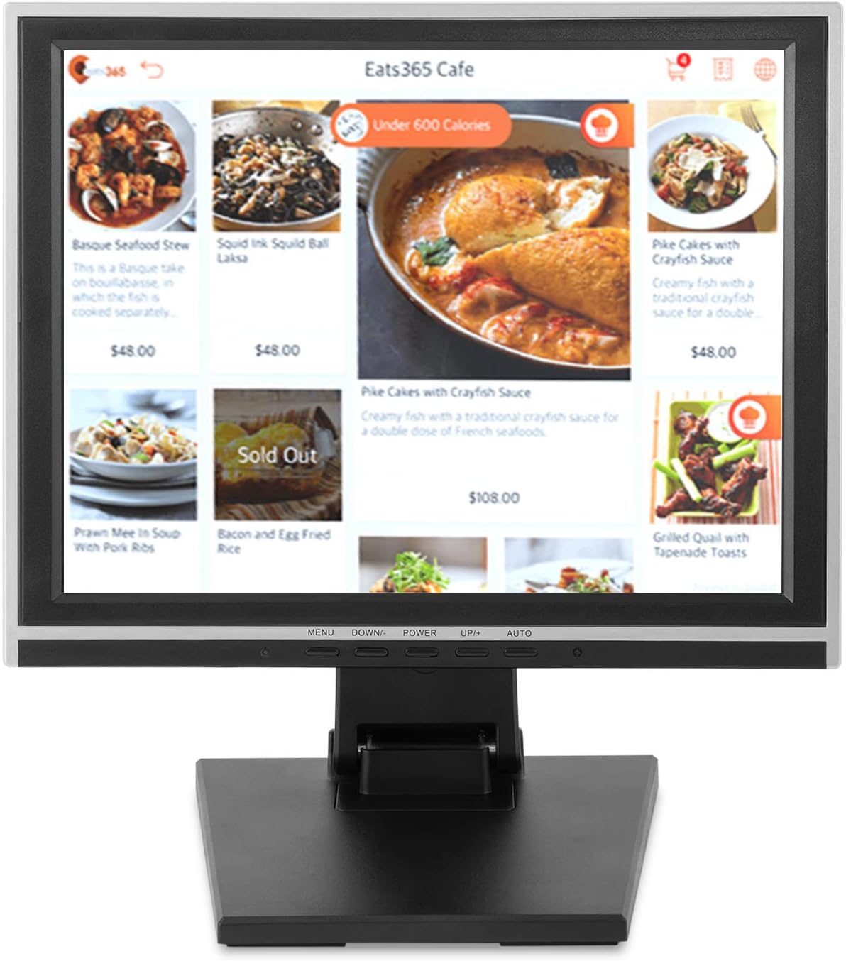 15" LCD Touch Screen Monitor with Adjustable Multi-Touch USB Interface Z315