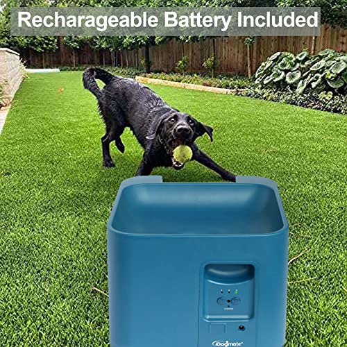 Rechargeable Automatic Dog Ball Launcher with Remote Control and 3 Balls (2.5 inches) D3724