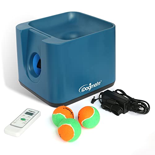 Rechargeable Automatic Dog Ball Launcher with Remote Control and 3 Balls (2.5 inches) D3724