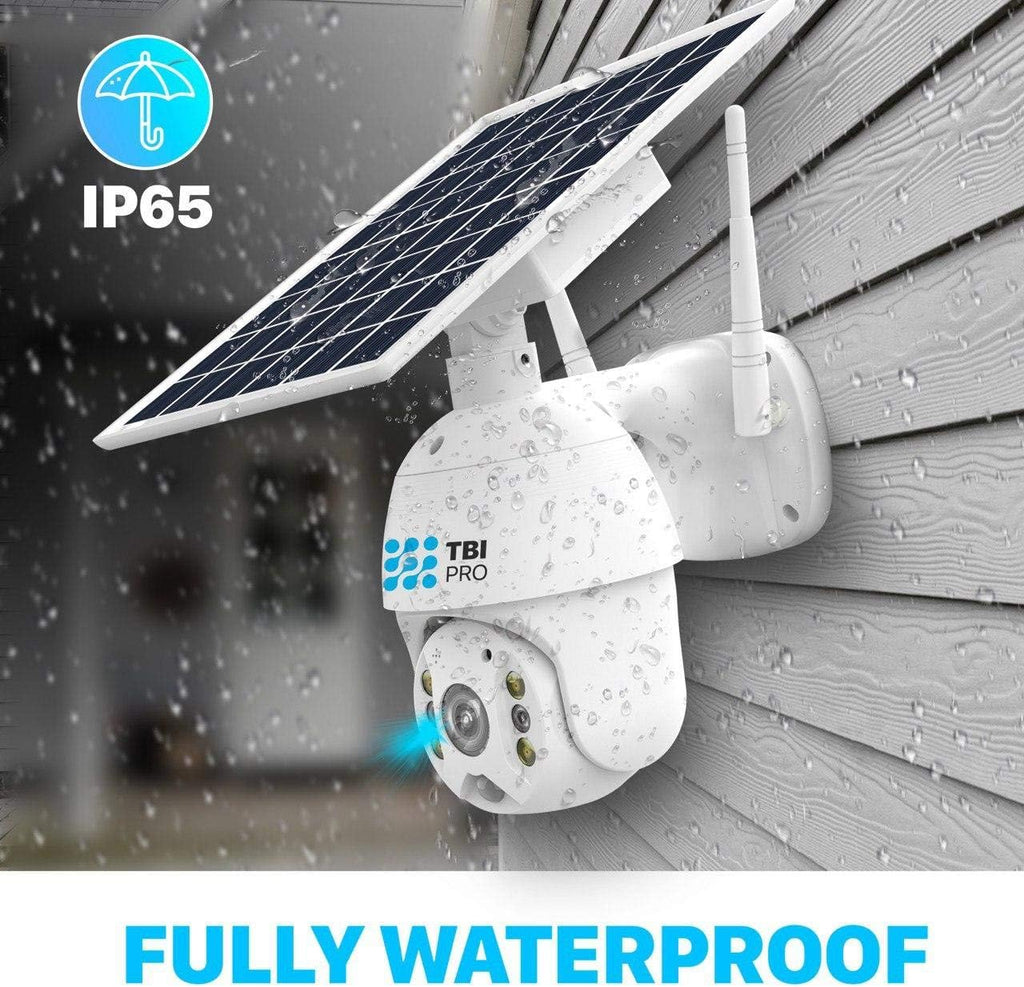 Solar Wireless PTZ Security Camera with Color Night Vision Q9128