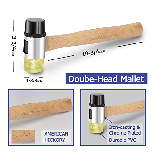 Laminate Wood Flooring Installation Kit with Mallet, Pull Bar, Tapping Block and 30-Piece Spacers N8148