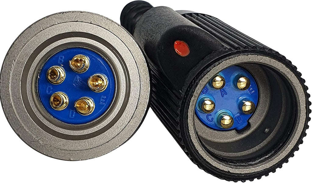Military Audio Connector 5 Pin Male Female Set I254389