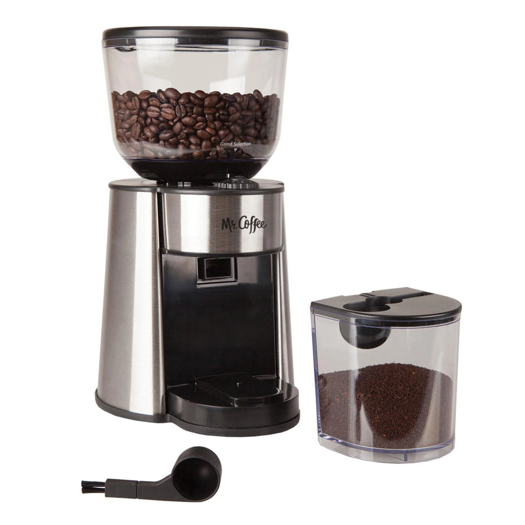 Silver Burr Mill Grinder with 18 Custom Grinds S552830