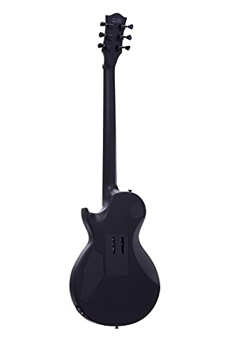 Satin Black Solid Body Electric Guitar with Floyd Rose Tremolo Z215