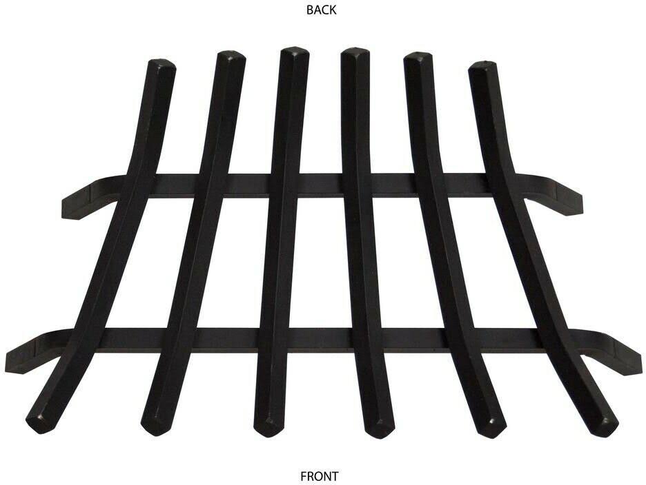 Black Steel Fireplace Grate Q364315