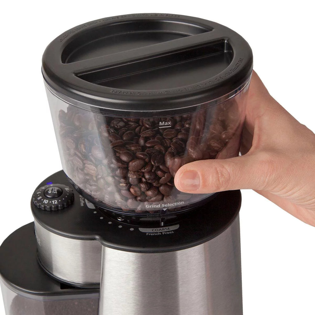 Silver Burr Mill Grinder with 18 Custom Grinds S552830