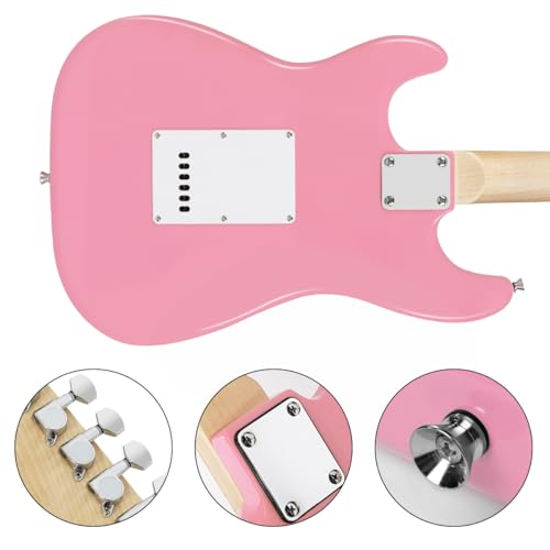 Lightning Blue 39 Inch Solid Body Electric Guitar Set R51672