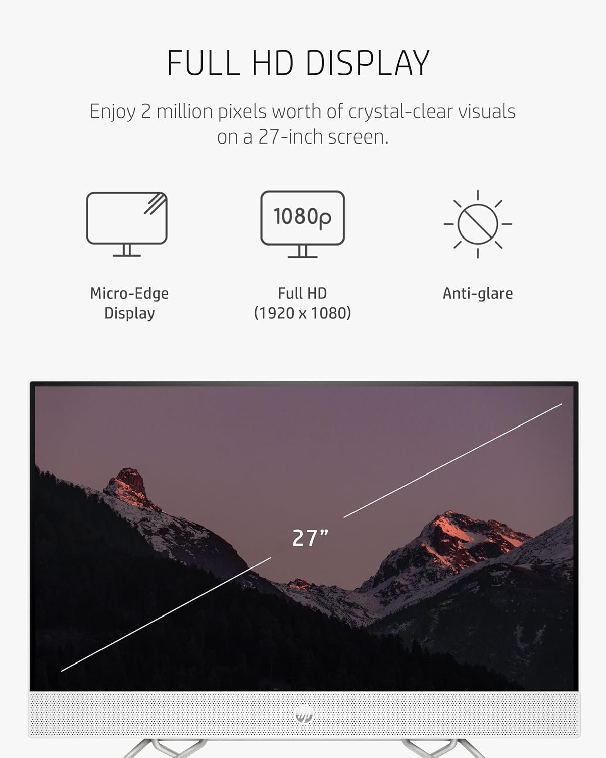 27" Touchscreen FHD All-in-One Desktop Computer, Octa-Core AMD Ryzen 7 5700U, 32GB DDR4 RAM, 1TB PCIe SSD, Windows 11 Pro T543