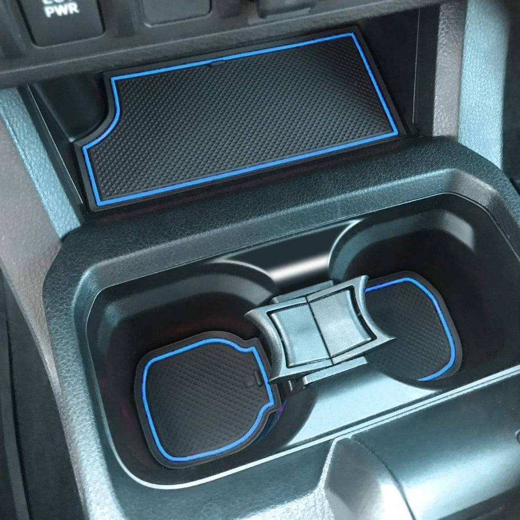 Non-Slip Anti Dust Cup Holder Center Console and Door Pocket Inserts Mats F272