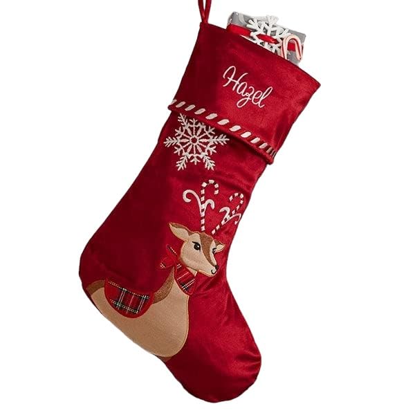 Candy Cane Character Christmas Stocking, 18" Long T210