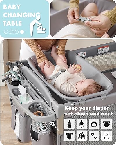 4 in 1 Bassinet Bedside Sleeper X705