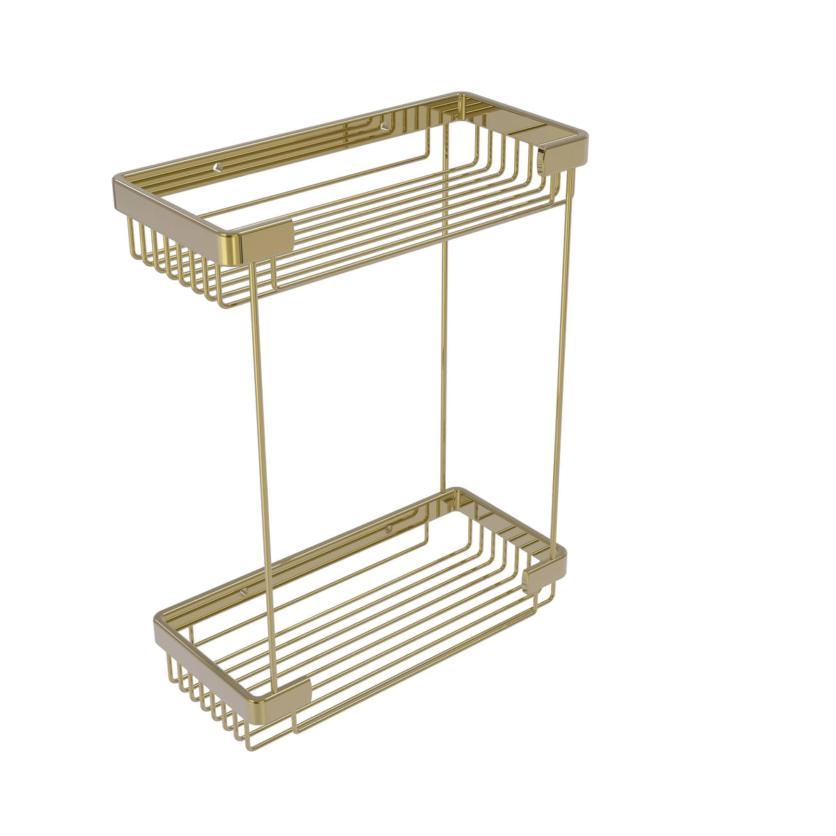 Double Tier Rectangular Toiletry Shower Basket O4842