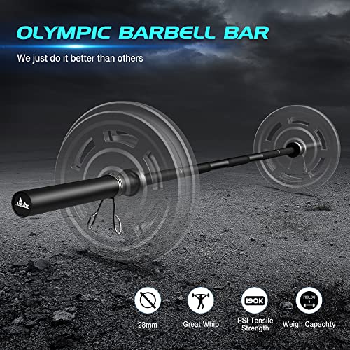 7-Foot Solid Iron Weighted Barbell V6873
