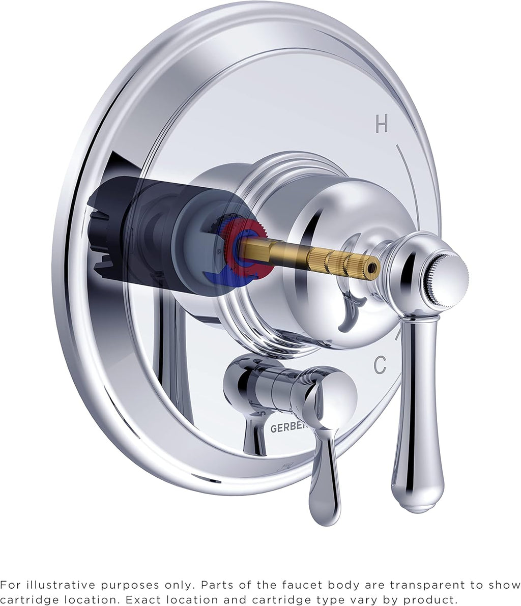 Ceramic Check Mixing Valve with Pressure Balance Cartridge L68915