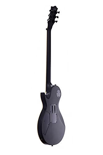 Satin Black Solid Body Electric Guitar with Floyd Rose Tremolo Z215
