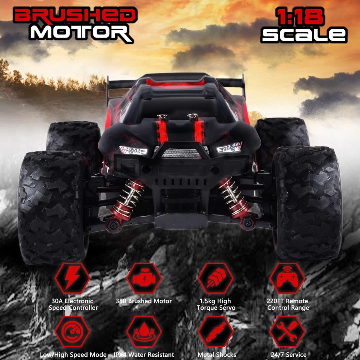 1:18 Scale 4WD High Speed Off Road Remote Control Truck Y7949