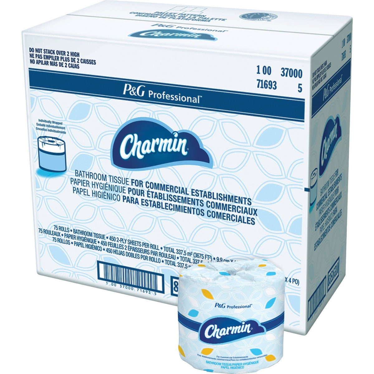 2-Ply White Bathroom Tissue C304596