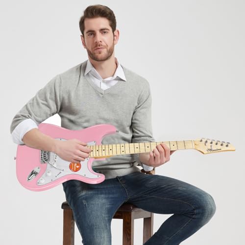Lightning Blue 39 Inch Solid Body Electric Guitar Set R51672